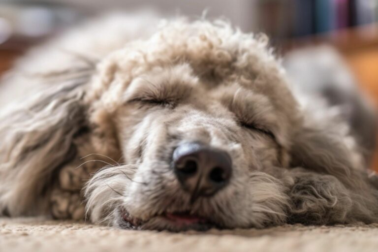 Un chien qui ronfle souffre probablement d'une maladie